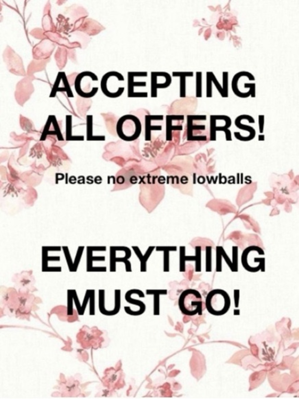 Currently accepting all bids sale! For Fourth of July weekend only